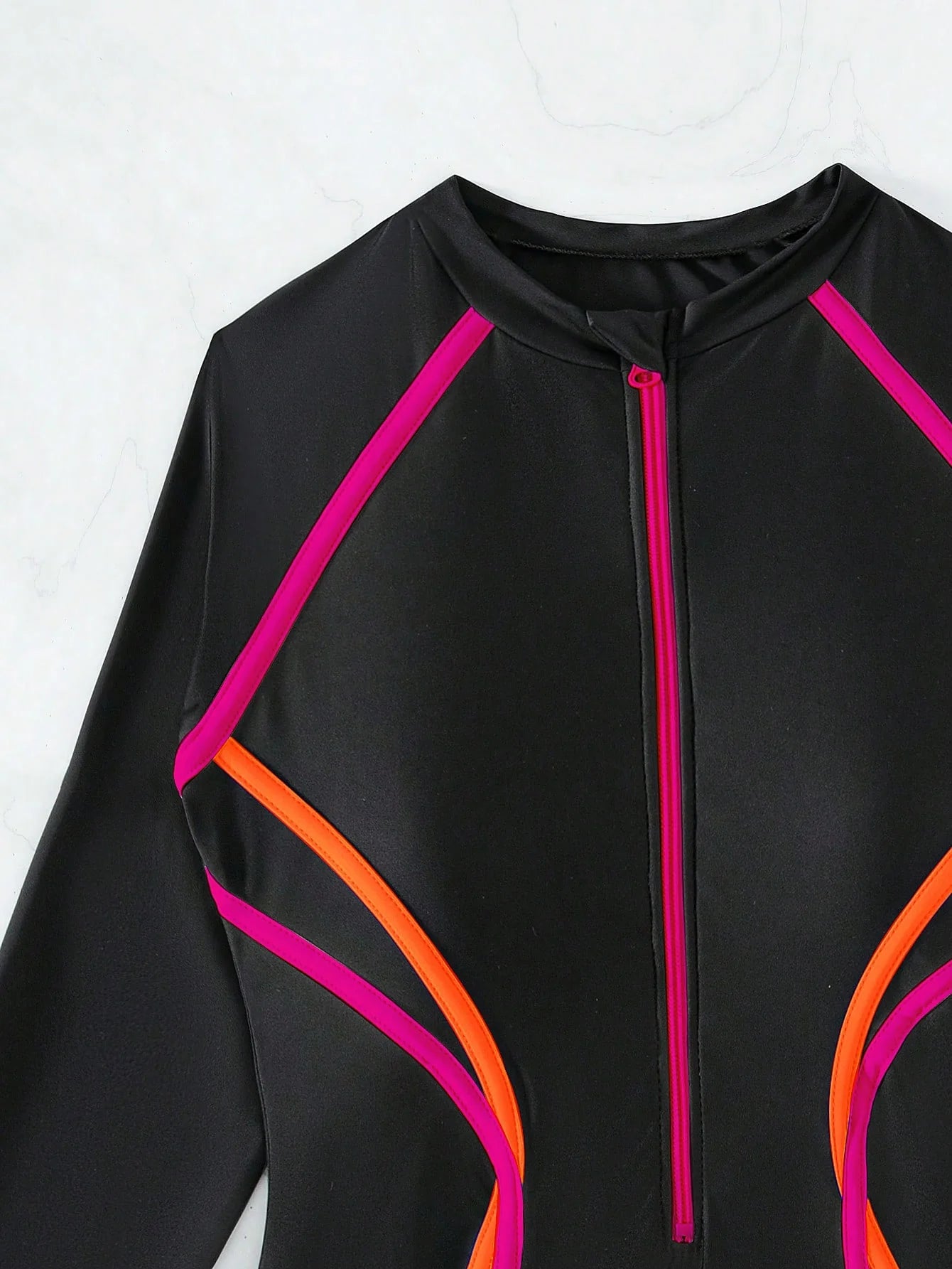 Maiô Zíper Frontal Binding