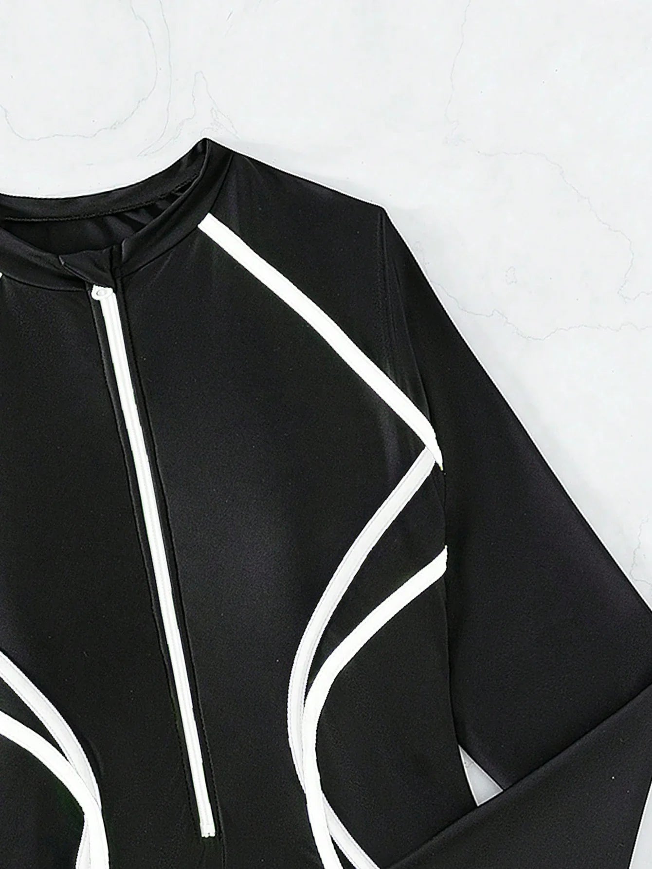 Maiô Zíper Frontal Binding