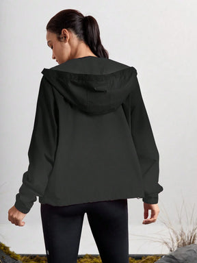 Corta-Vento Casual Com Capuz Julia