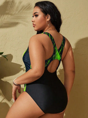 Maiô Plus Size Regata Piscina