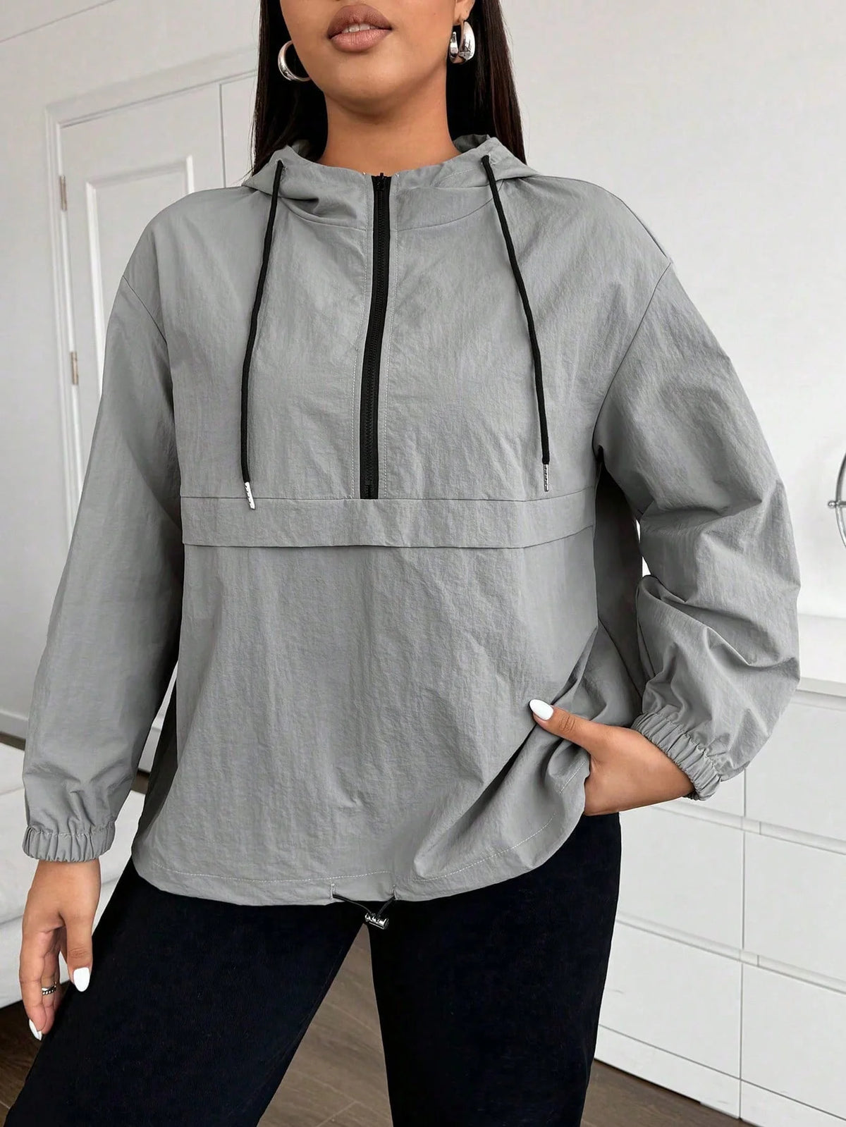 Corta-Vento Impermeável Plus Size Mia