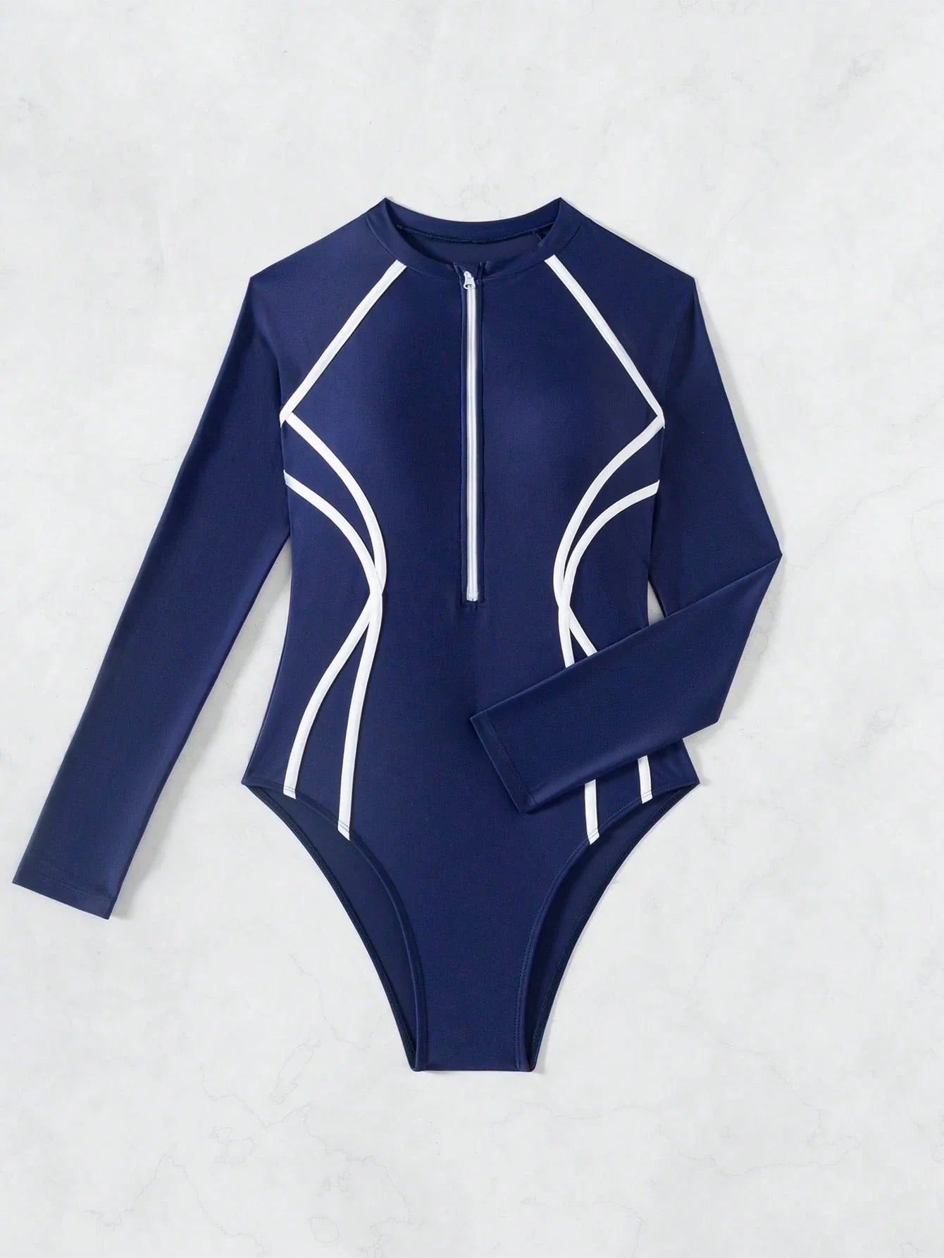 Maiô Zíper Frontal Binding