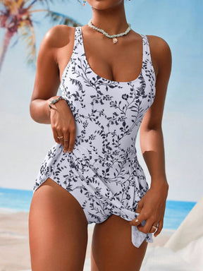 Maiô Estampado com Plantas