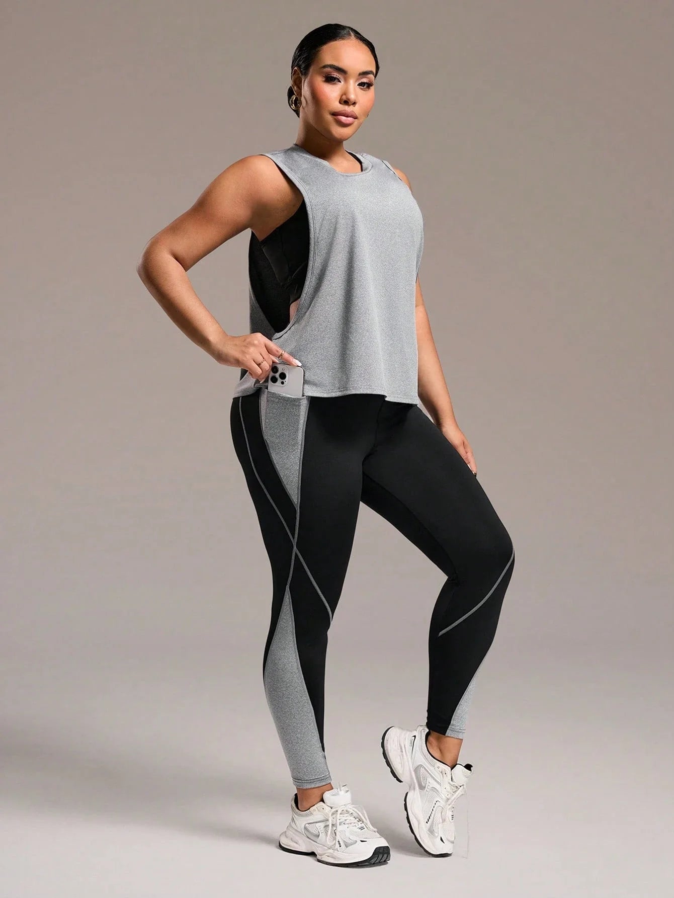 Conjunto 3 peças Plus Size Ava