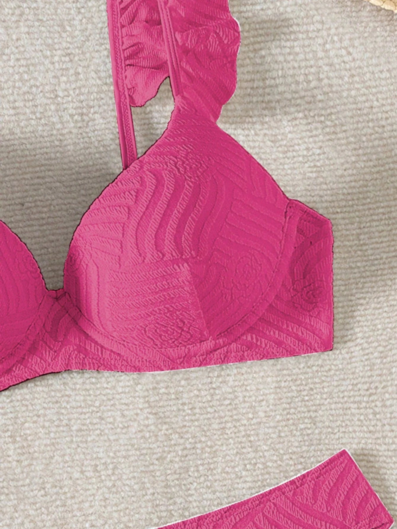 Biquíni Texturizado Com Babado G