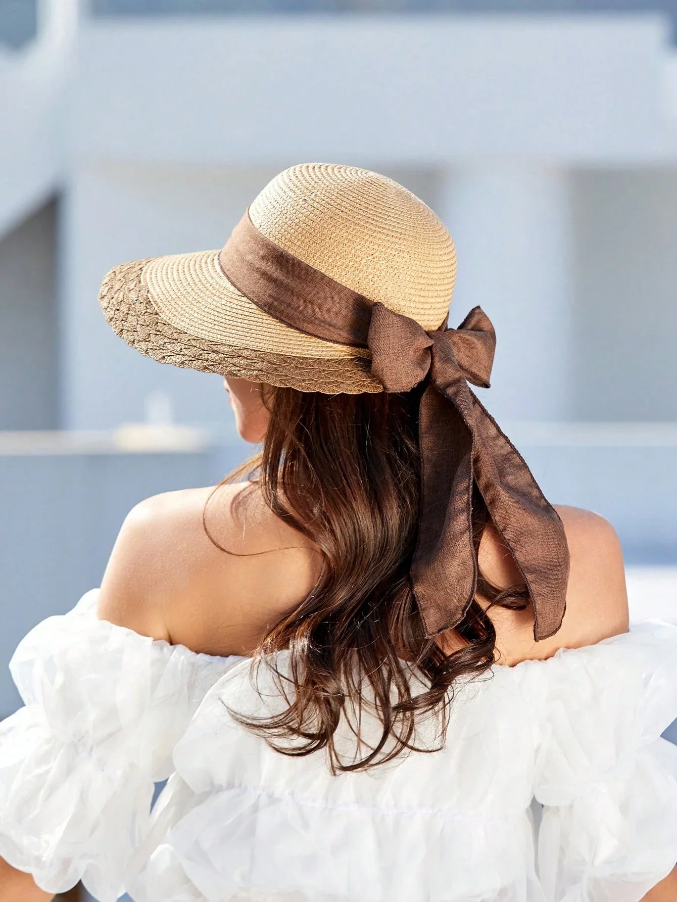 Chapéu de Palha com Laço