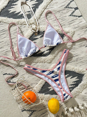 Biquíni Estampa Sardinha Cortininha