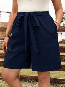 Shorts com Bolsos Plus Size