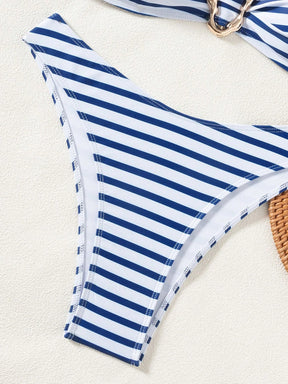 Biquíni Listrado com Fivela