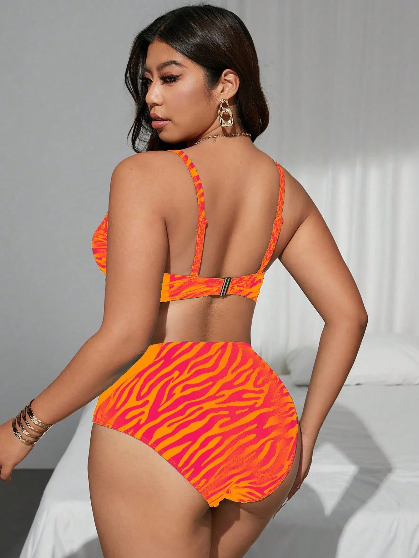 Biquíni Plus Size Zebra