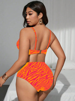 Biquíni Plus Size Zebra