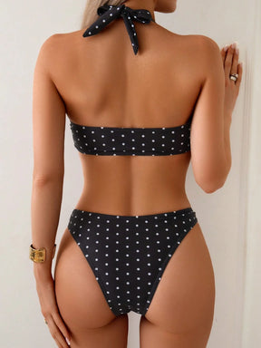 Biquíni Poá com Argola