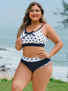 Biquíni Plus Size Poá
