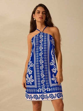 Vestido Curto Boho de Verão