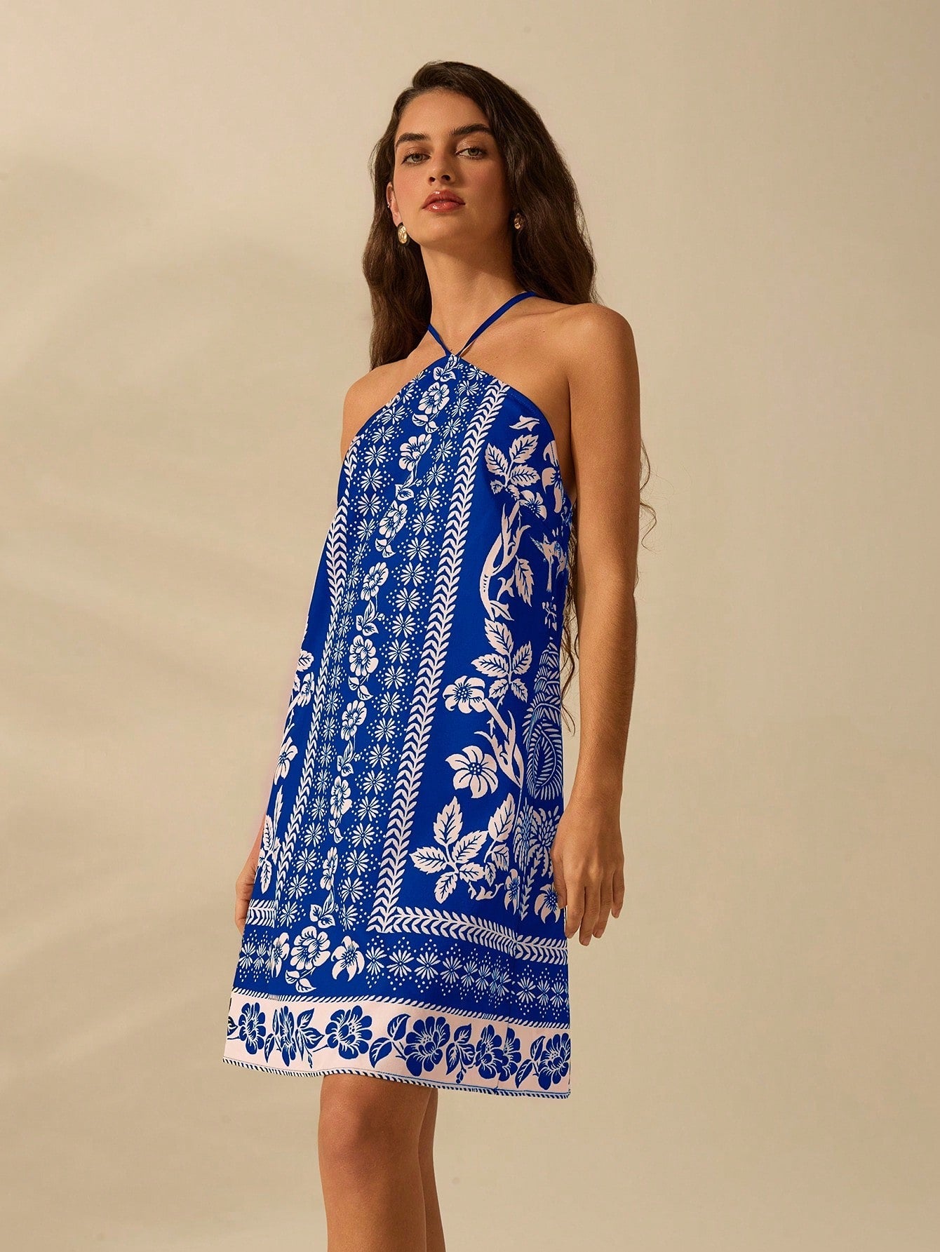 Vestido Curto Boho de Verão