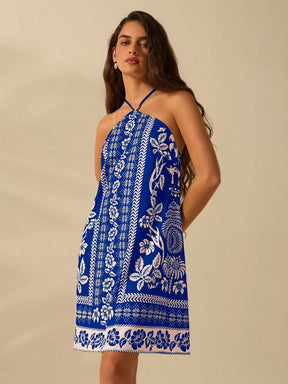 Vestido Curto Boho de Verão