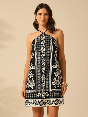 Vestido Curto Boho de Verão