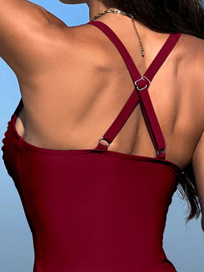 Maiô Cintura Alta com Frente-Única