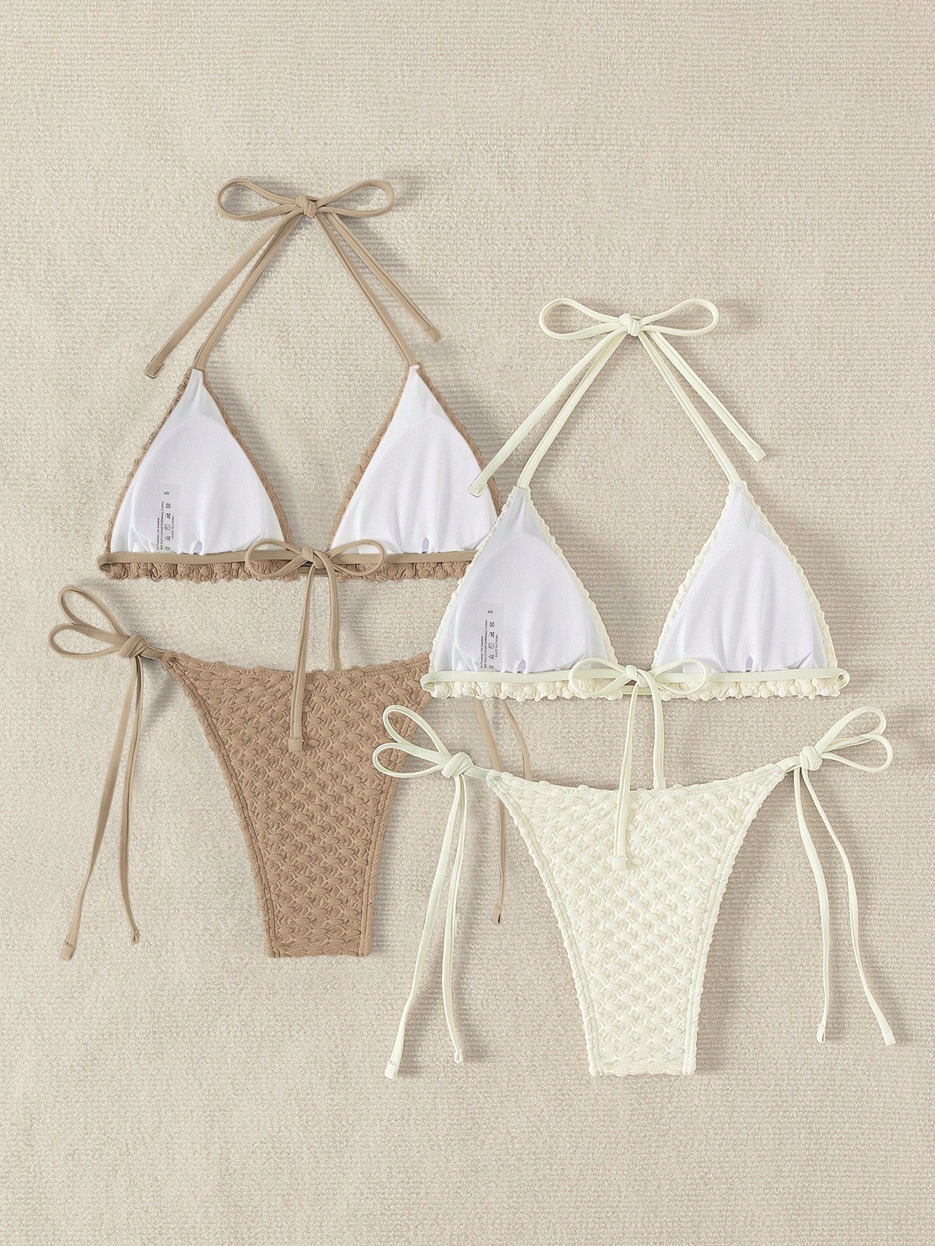 Kit 2 Conjuntos de Biquíni Cortininha