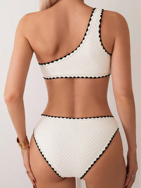 Biquíni Meio Ombro Celeste G