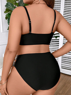 Biquíni Plus Size - Recortes e Detalhes Sofisticados G4
