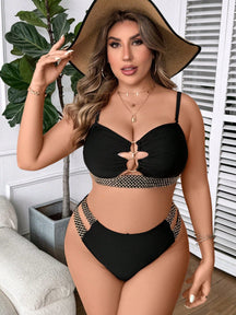 Biquíni Plus Size - Recortes e Detalhes Sofisticados G4