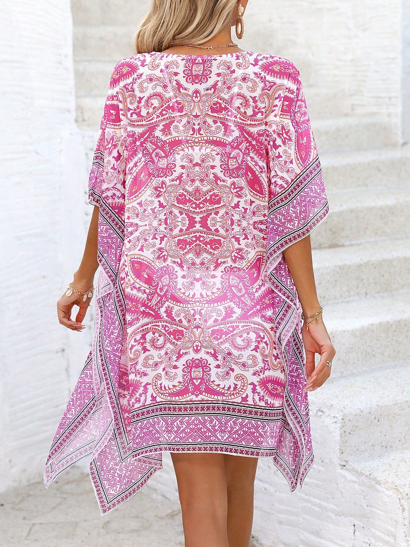 Saída de Praia Cover-Up para Praia