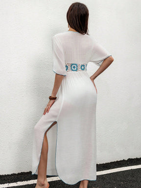 Saída de Praia - Vestido Cobridor de Crochê