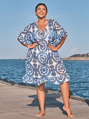 Saída de Praia Plus Size Sunset Glow
