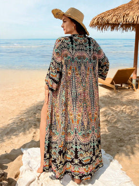 Saída de Praia Plus Size Longa Juliana