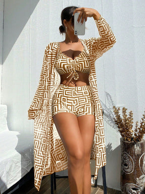 Conjunto de Biquíni 3 Peças Raquel